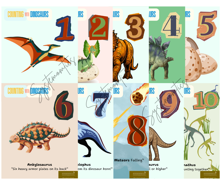 Counting with Dinosaurs Digital Copy