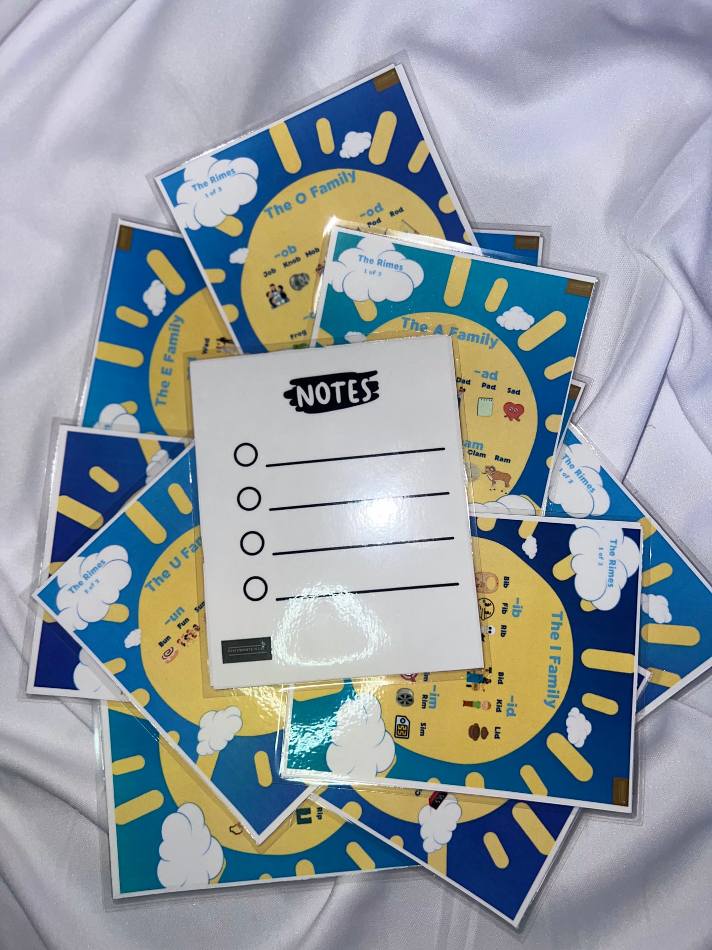 Rhyme with Rimes A-O Family Poster Set Digital Copy