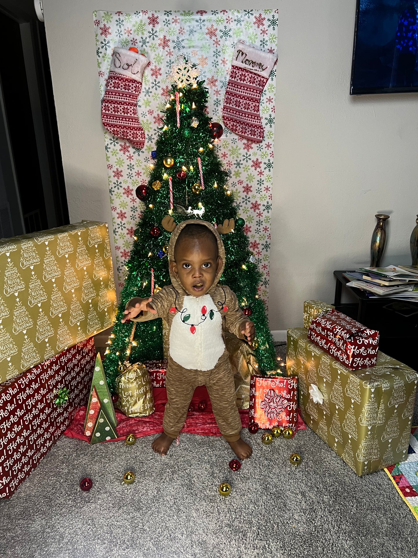 Once Cherished - Reindeer Onesie