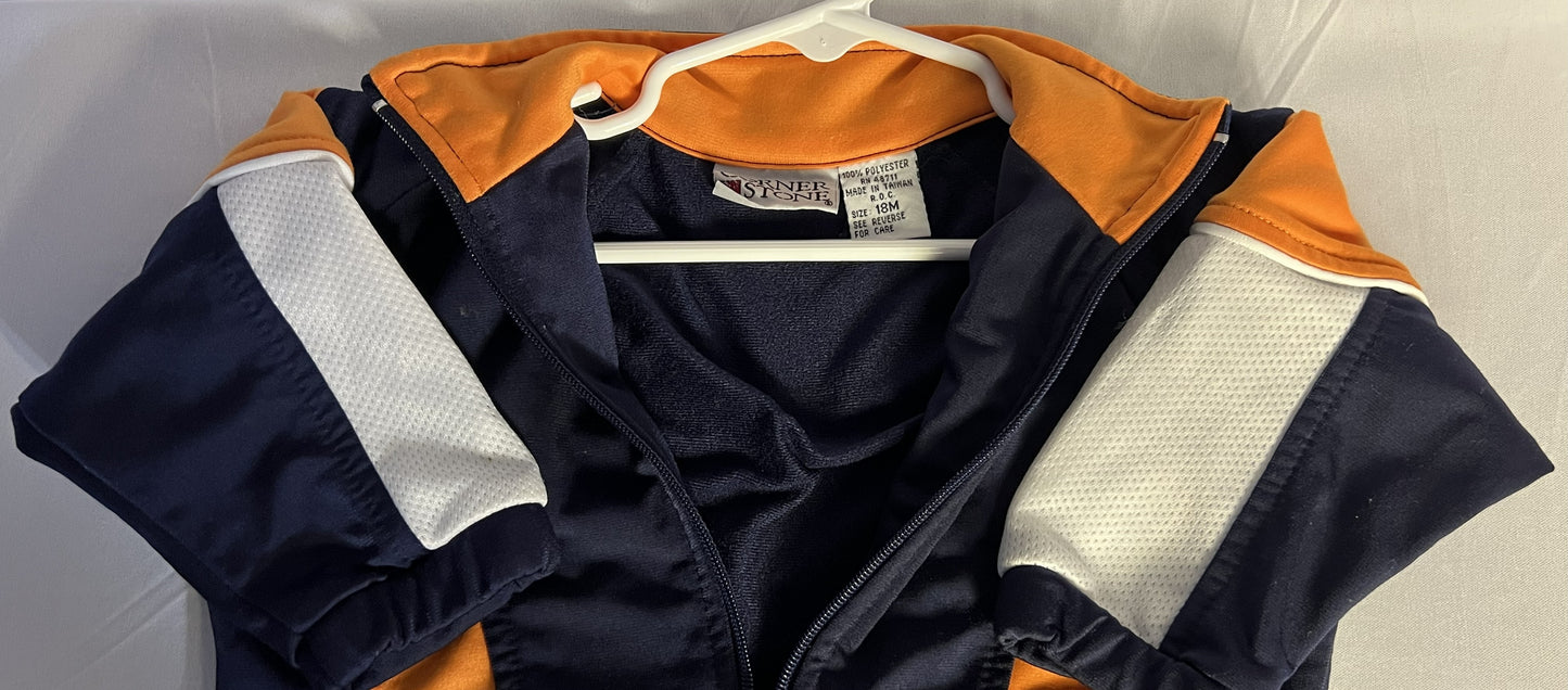 Once Cherished - Blue & Orange Sweater