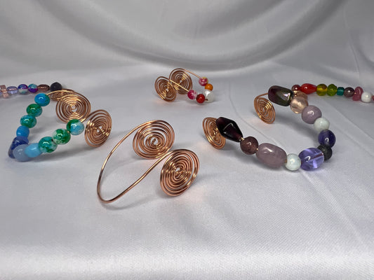 Copper Hand Spirals