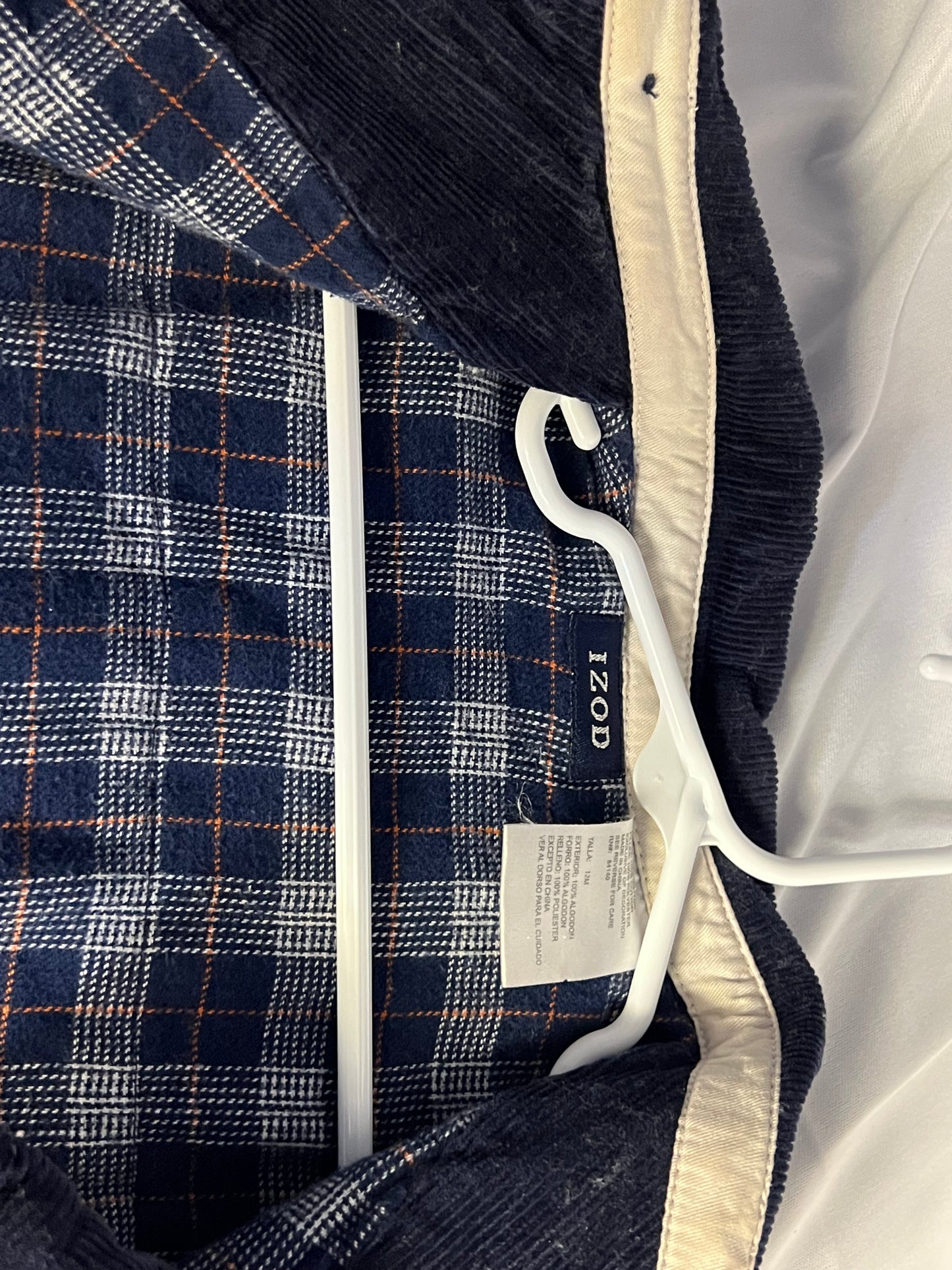 Once Cherished - Dark Blue Corduroy Jacket - Izod