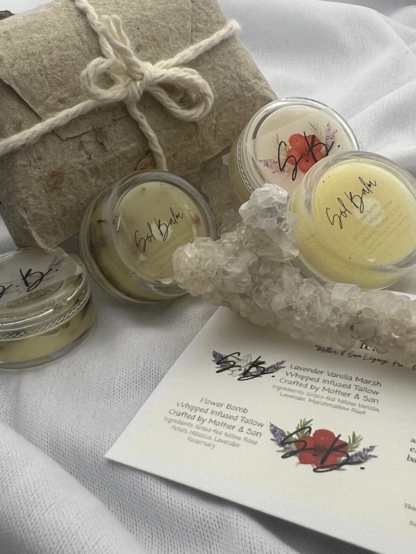Whipped Infused Tallow Balm - Flower Bomb