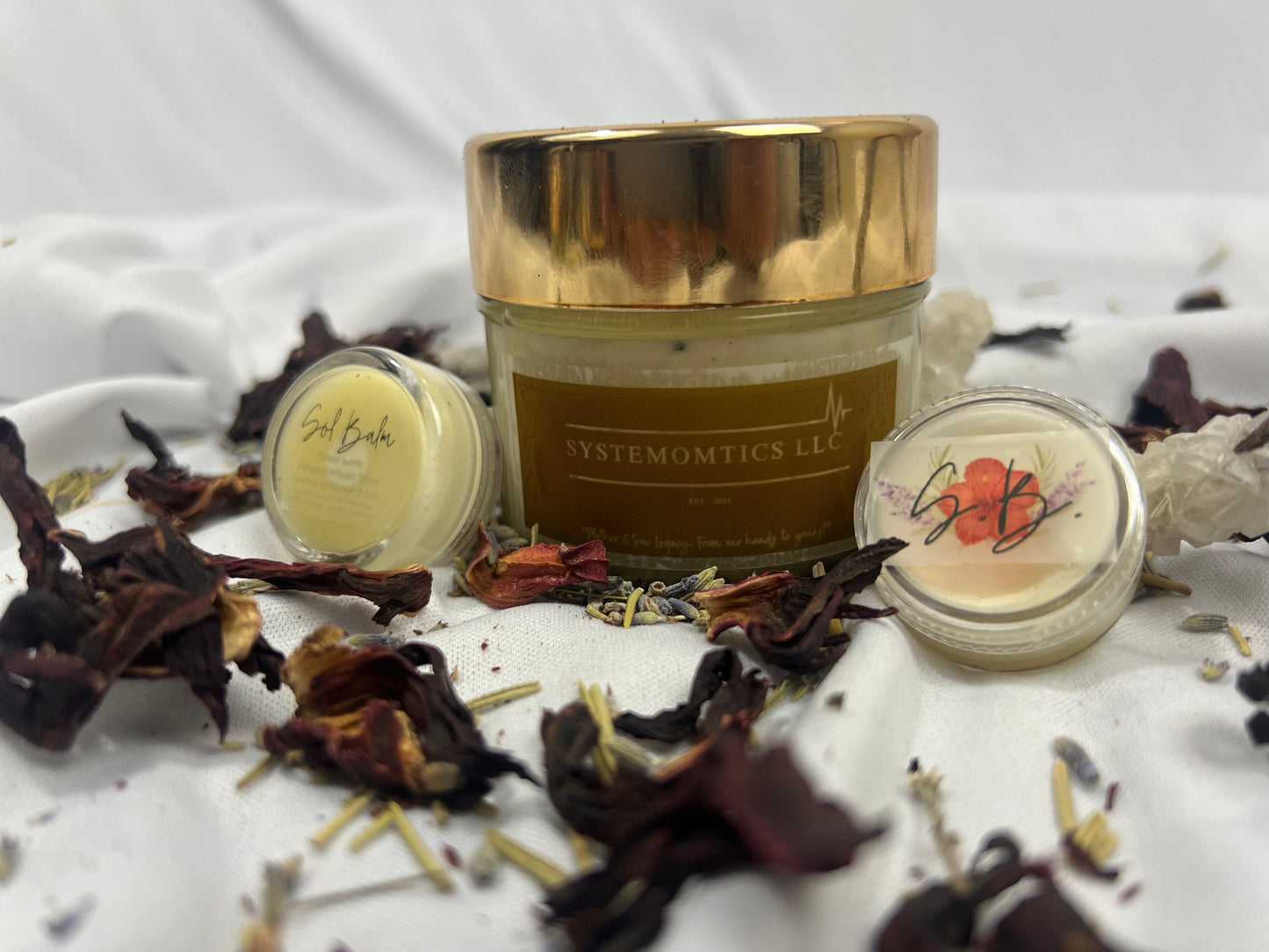Whipped Infused Tallow Balm - Flower Bomb