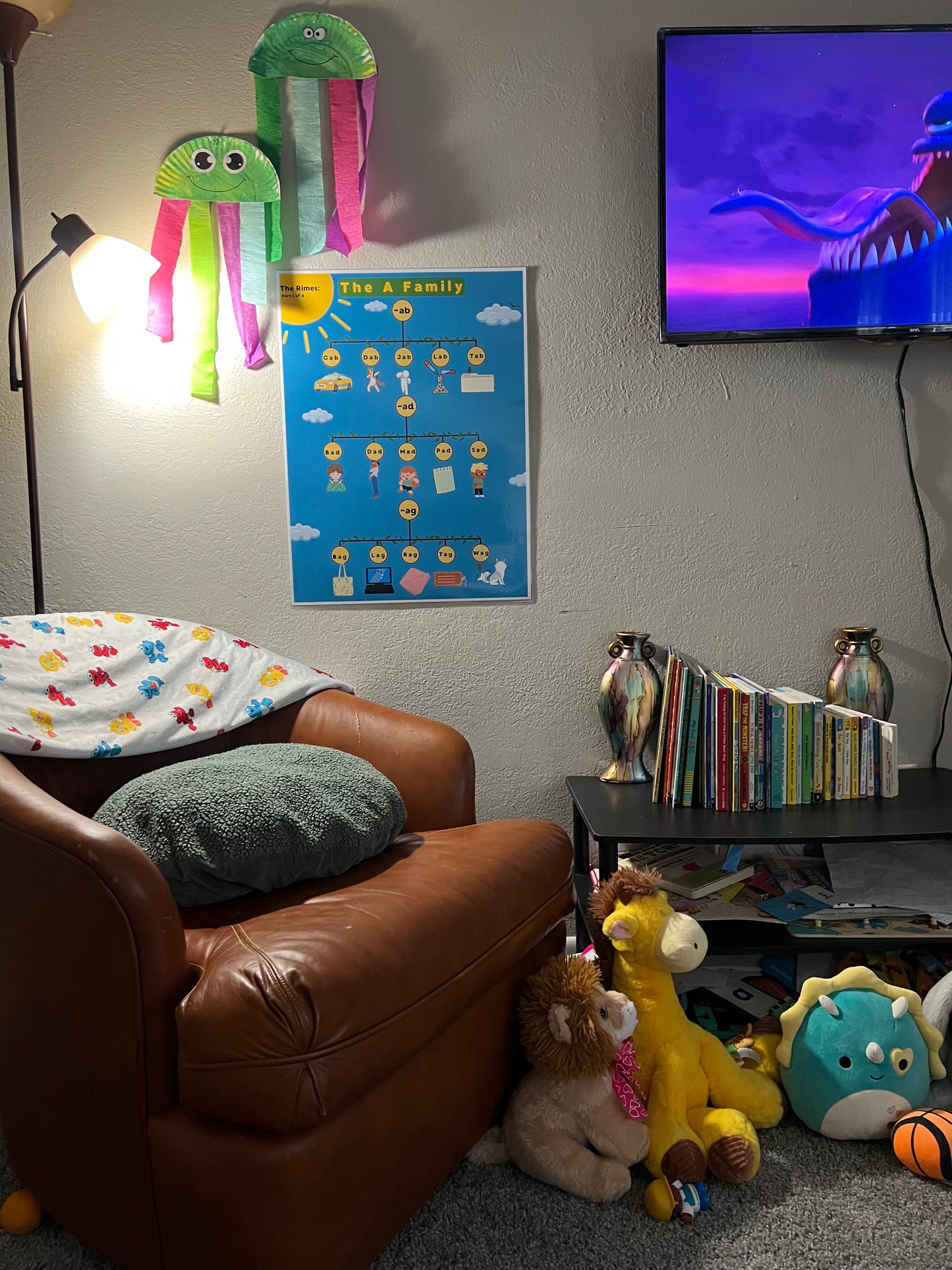 Rhyme with Rimes A-O Family Posters